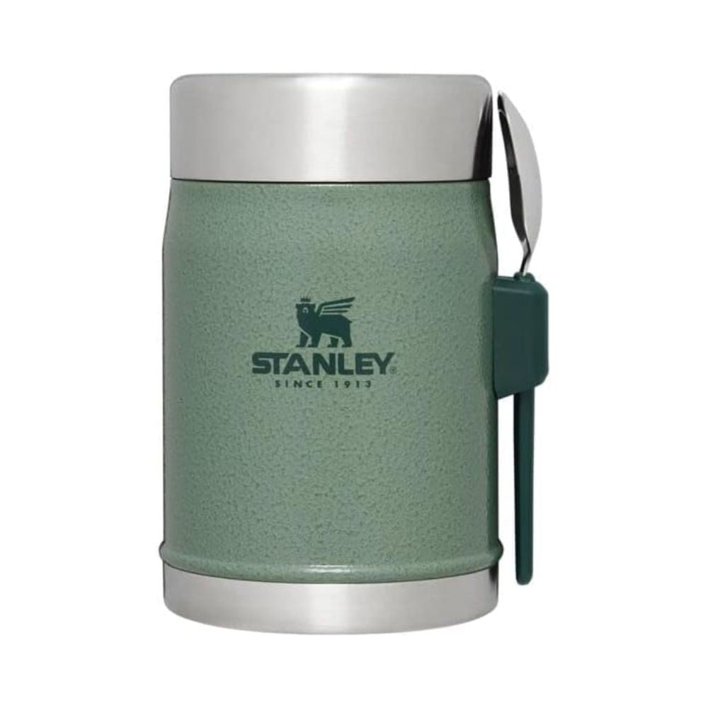 Termo Stanley Comida Classic 414 ml Verde + Cuchara/Tenedor