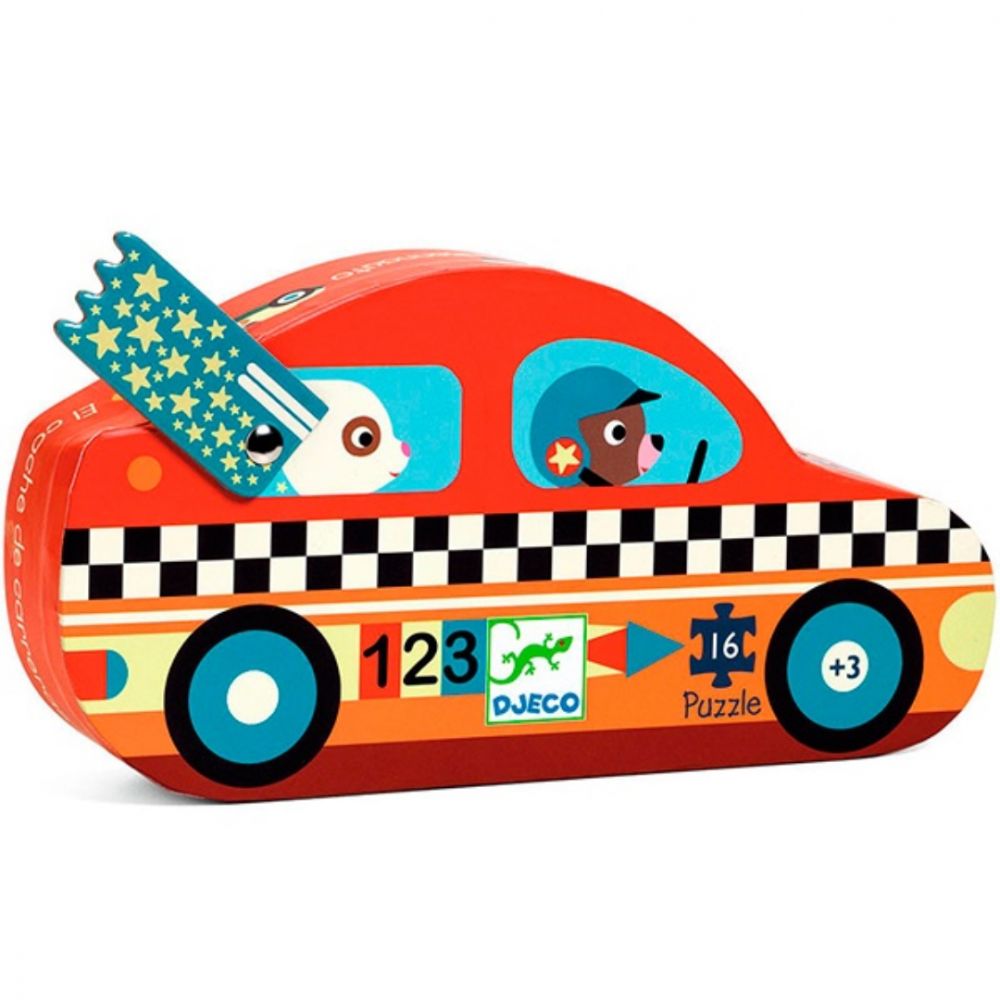 The Racing Car Puzzle Djeco