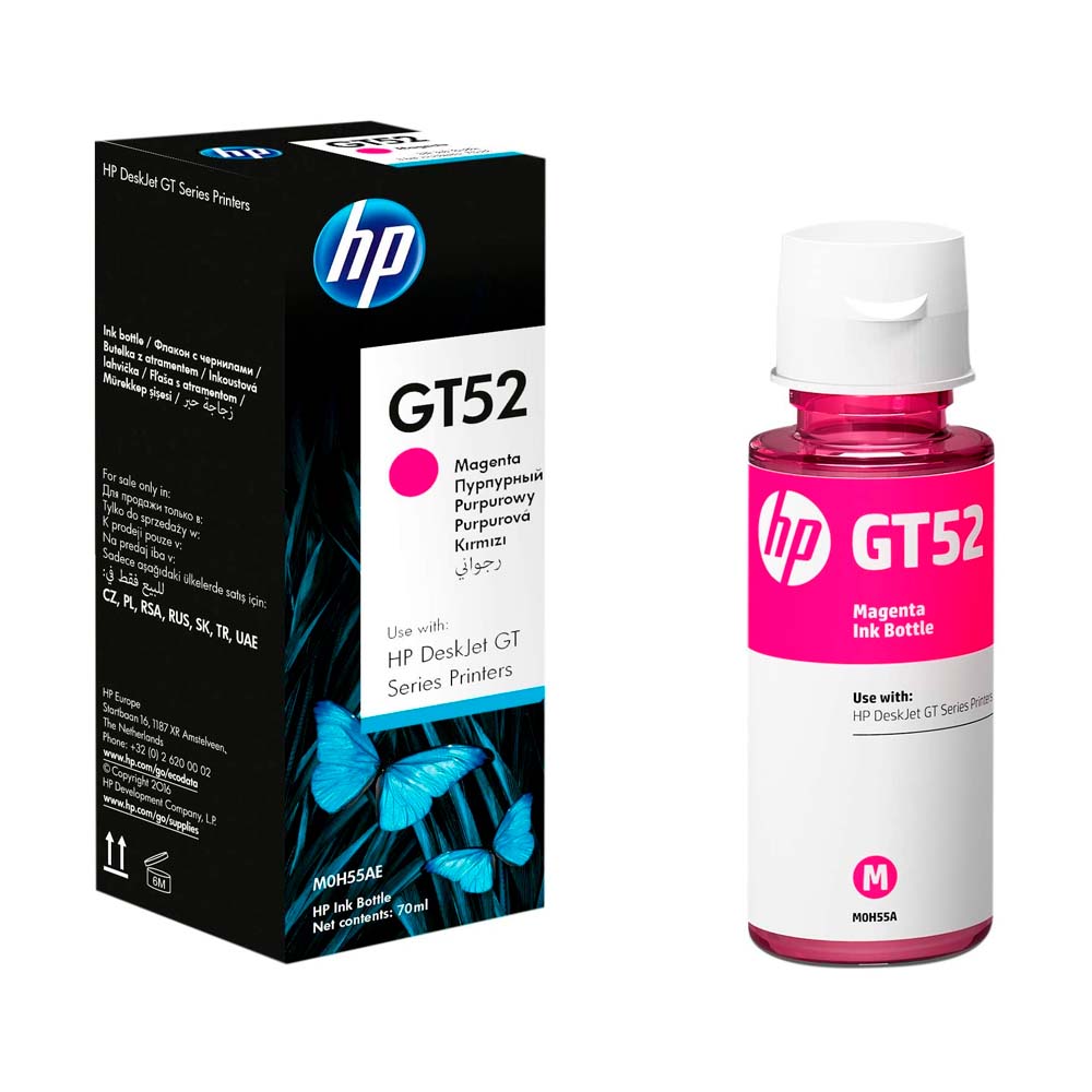 Tinta para Impresora  HP GT52 Magenta