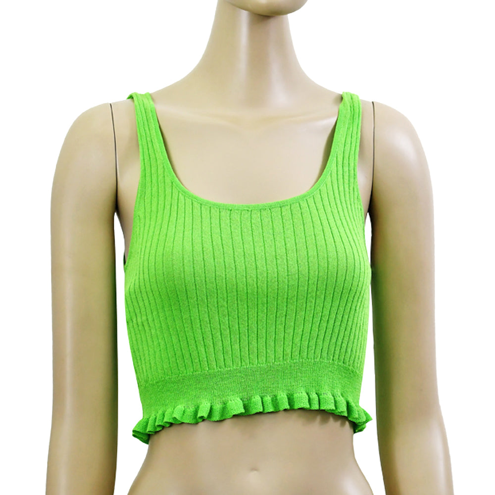 Top para Dama Mango Color Verde Pastel 37000456