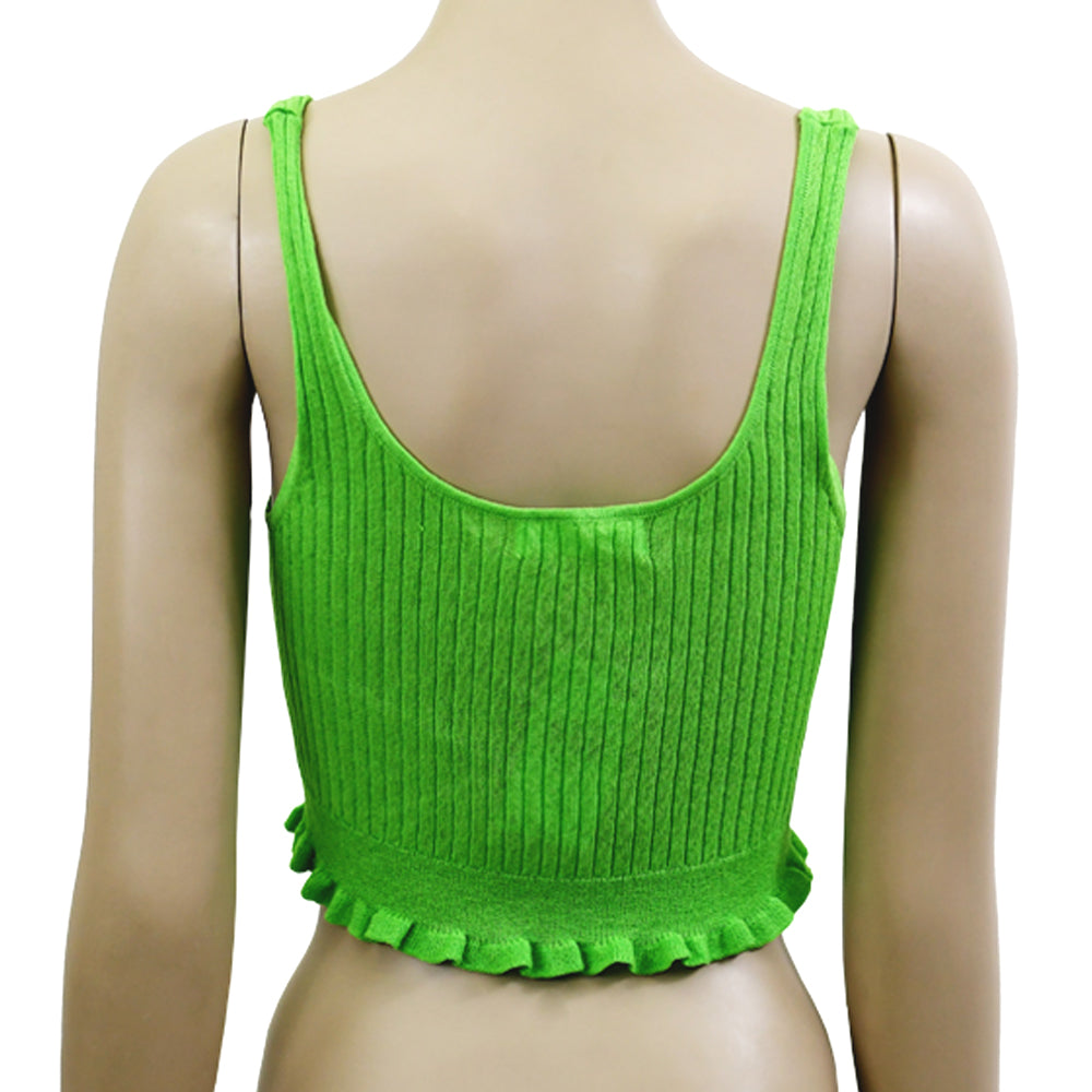 Top para Dama Mango Color Verde Pastel 37000456