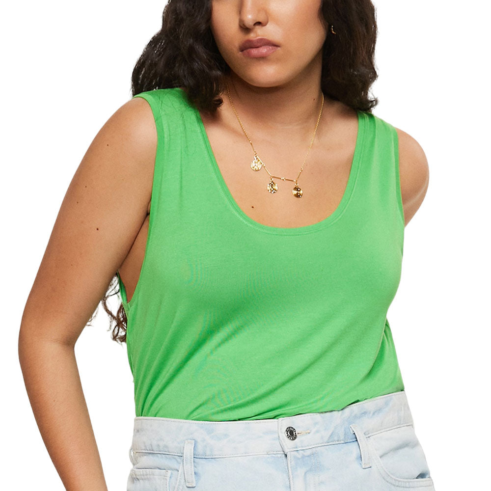 Top para Dama Mango  Color Verde Pastel 37010071