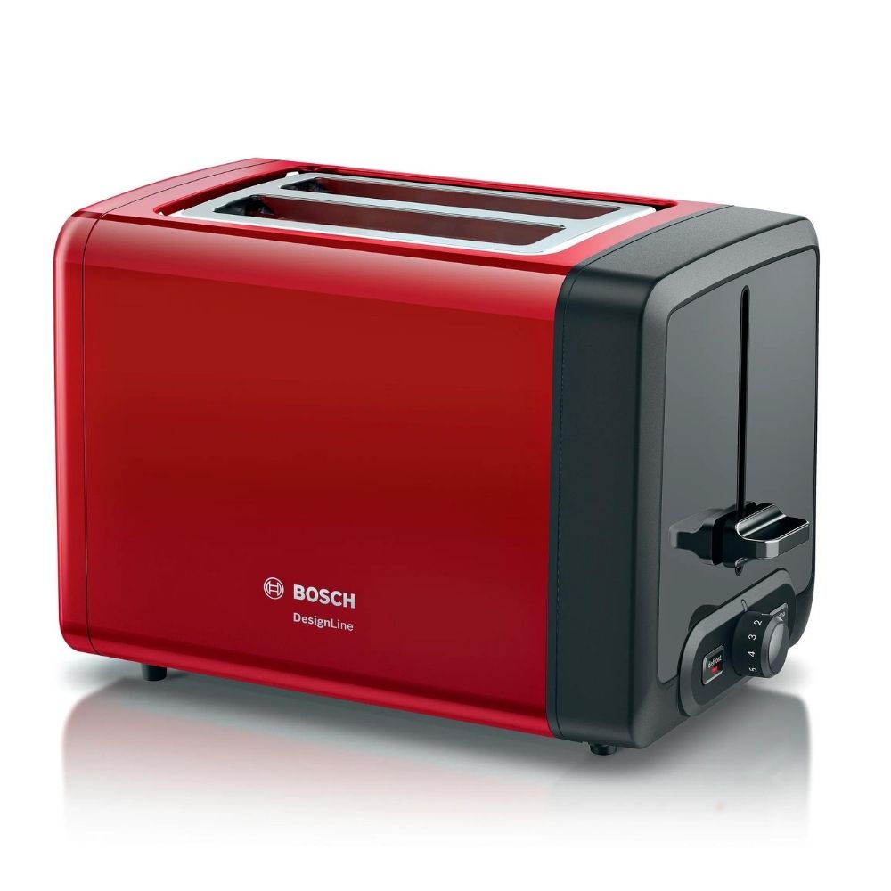 Tostador de Pan Bosch DesigLine 2 Ranuras Rojo 970 W