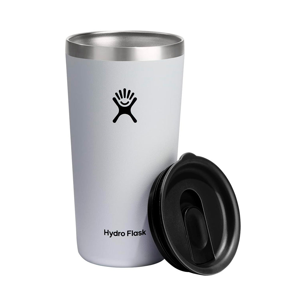 Tumbler Hydro Flask 591ML Blanco Con Tapa