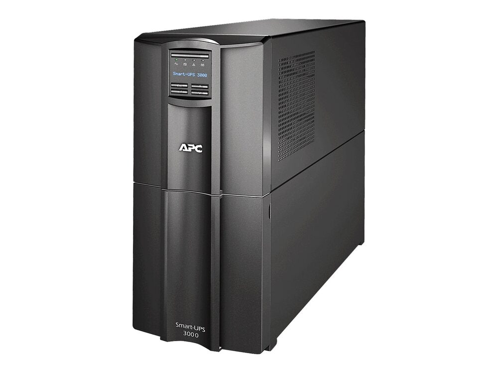 UPS APC 3000VA 2700W 230V AVR Linea Interactiva, Salidas 8xIEC C13 y 1 IEC C19, Puerto SmartConnect+SmartSlot, Pantalla LCD APCSMT3000IC