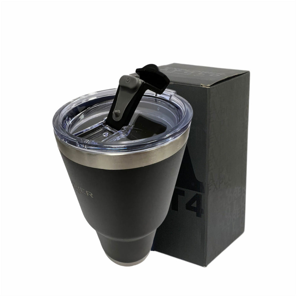 Vaso Cafetero con tapa 750ml Explorer Apolo Negro