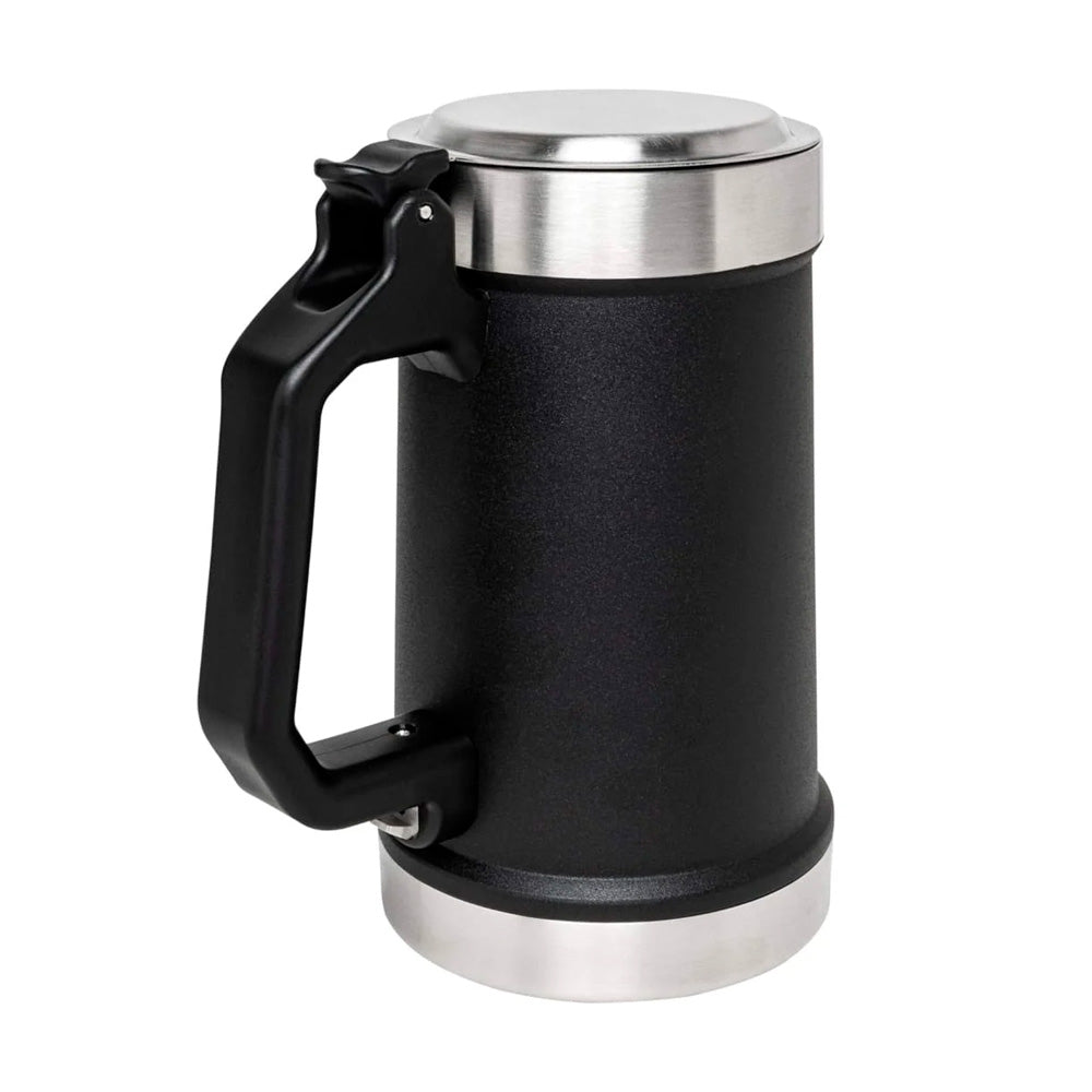 Vaso Con Tapa Abatible Stanley Classic Stein 710 ml Negro