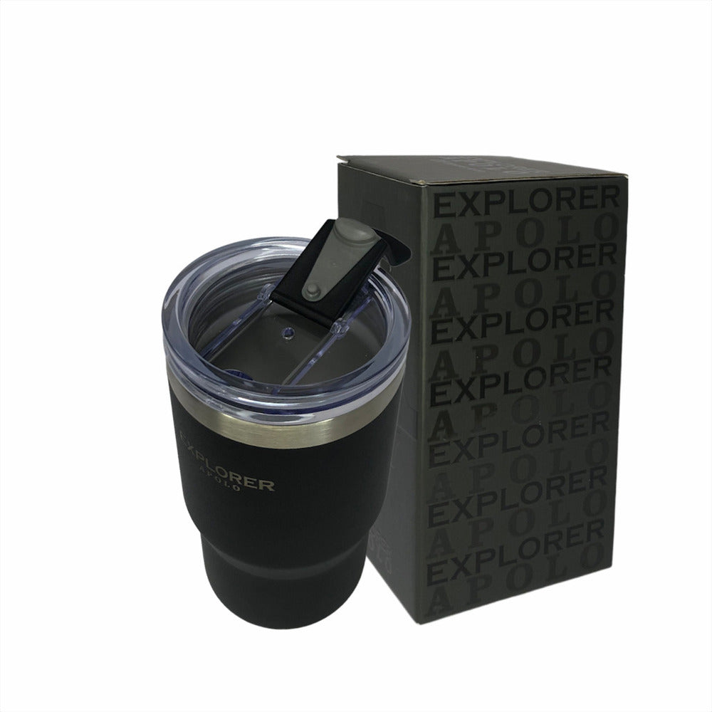 Vaso con tapa Cafetero 414ml Explorer Apolo Negro