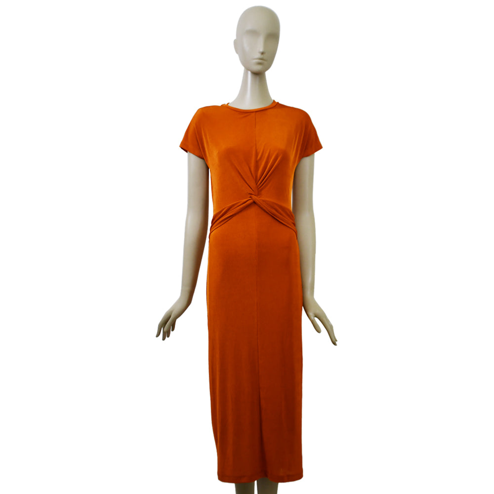 Vestido para Dama Mango Color Naranja 37095925