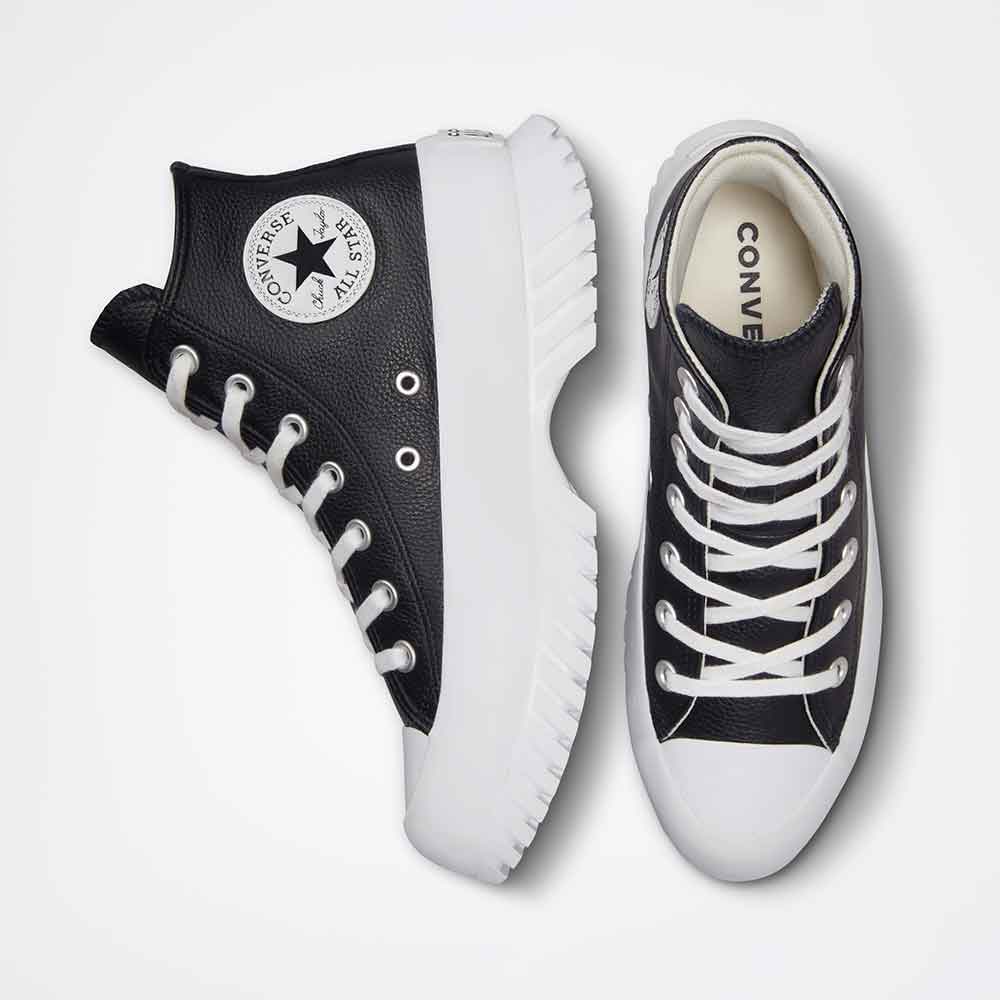 Zapatillas Converse Color Negro Con Blanco