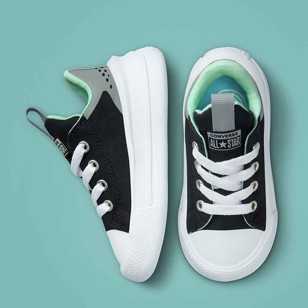 Zapatillas Converse Color Negro Con Plomo