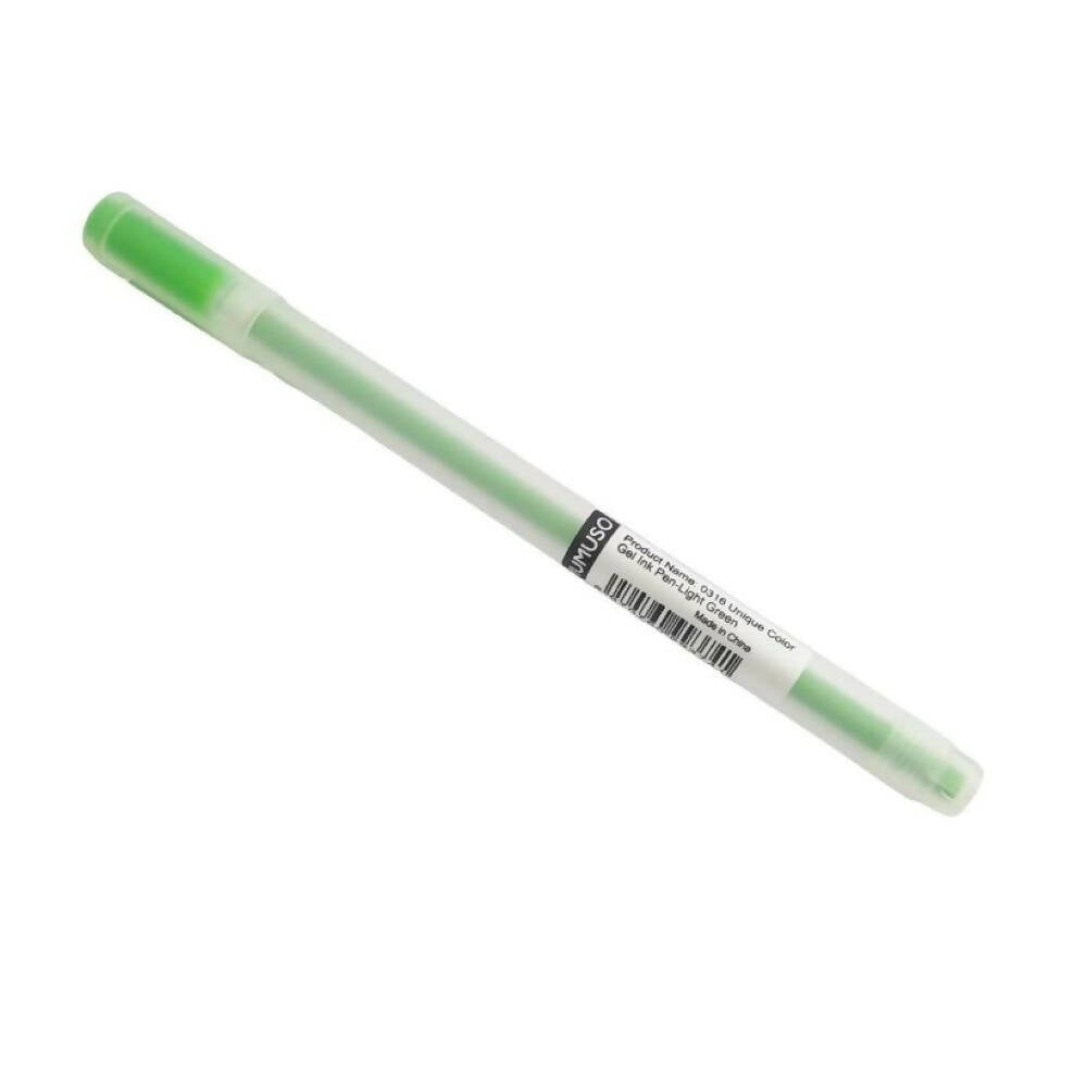 Bolígrafo Mumuso de Gel Color Liso - Verde Claro 0316