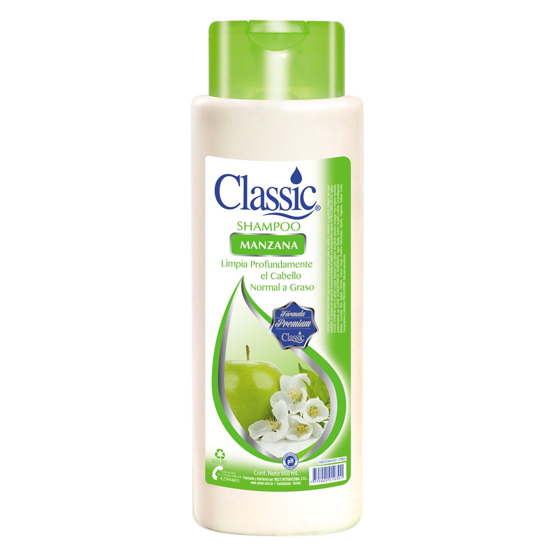 Shampoo Manzana CLASSIC 950 mL