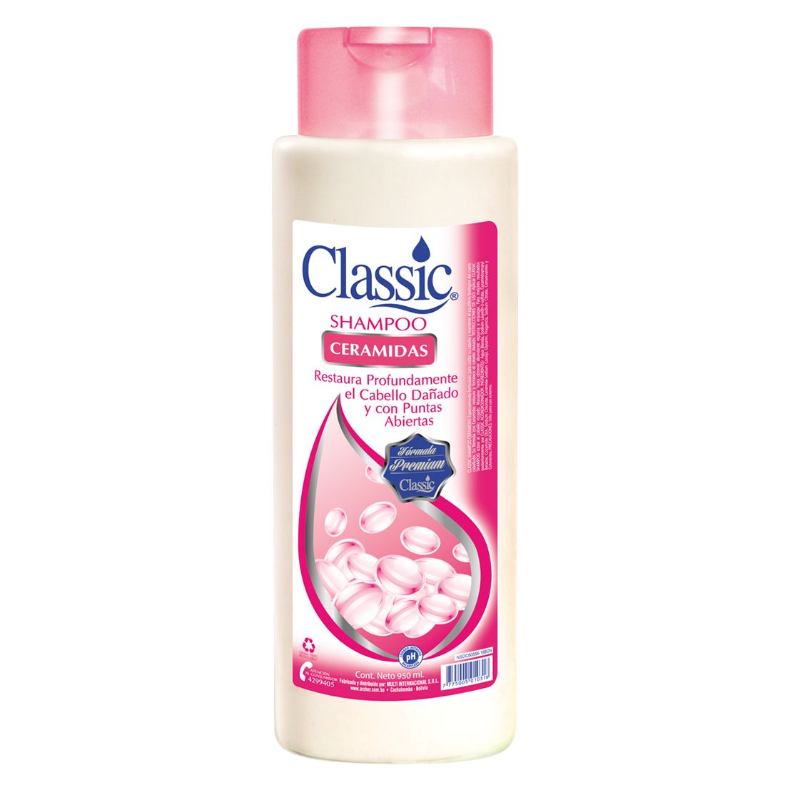 Shampoo Ceramidas CLASSIC 950 mL