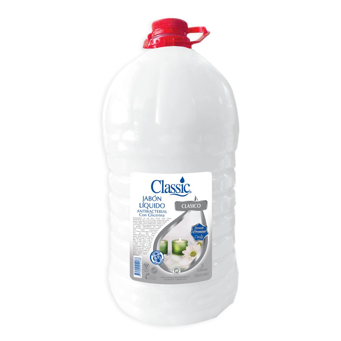 Jabón Liquido Antibacterial CLASSIC 5 Litros