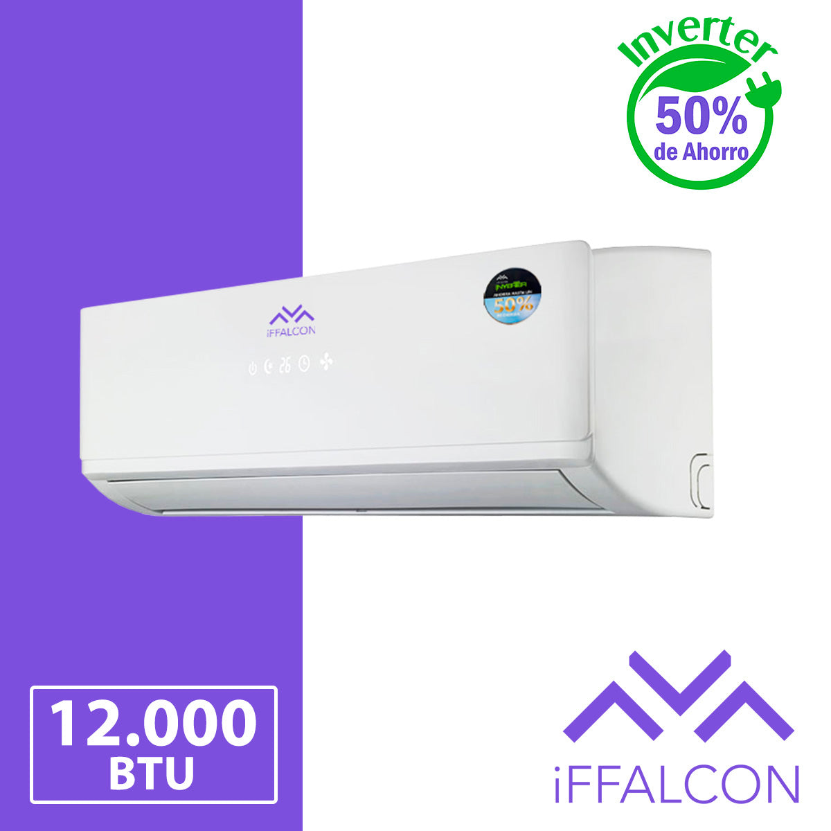 Aire Acondicionado iFFALCON de 12.000 BTU Inverter