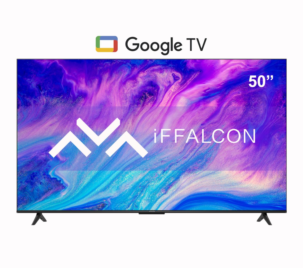Televisor + Soporte 50" iFFALCON Google TV U62 4K