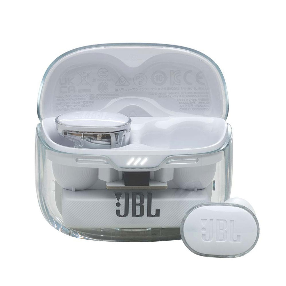 Audífonos JBL Beam Ghost Color Transparente