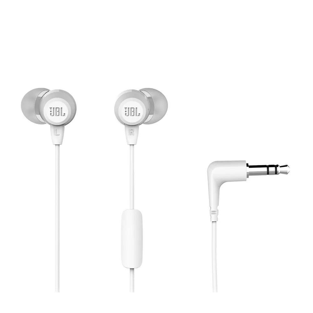 Audífonos JBL C50HI In-ear Wired Blanco