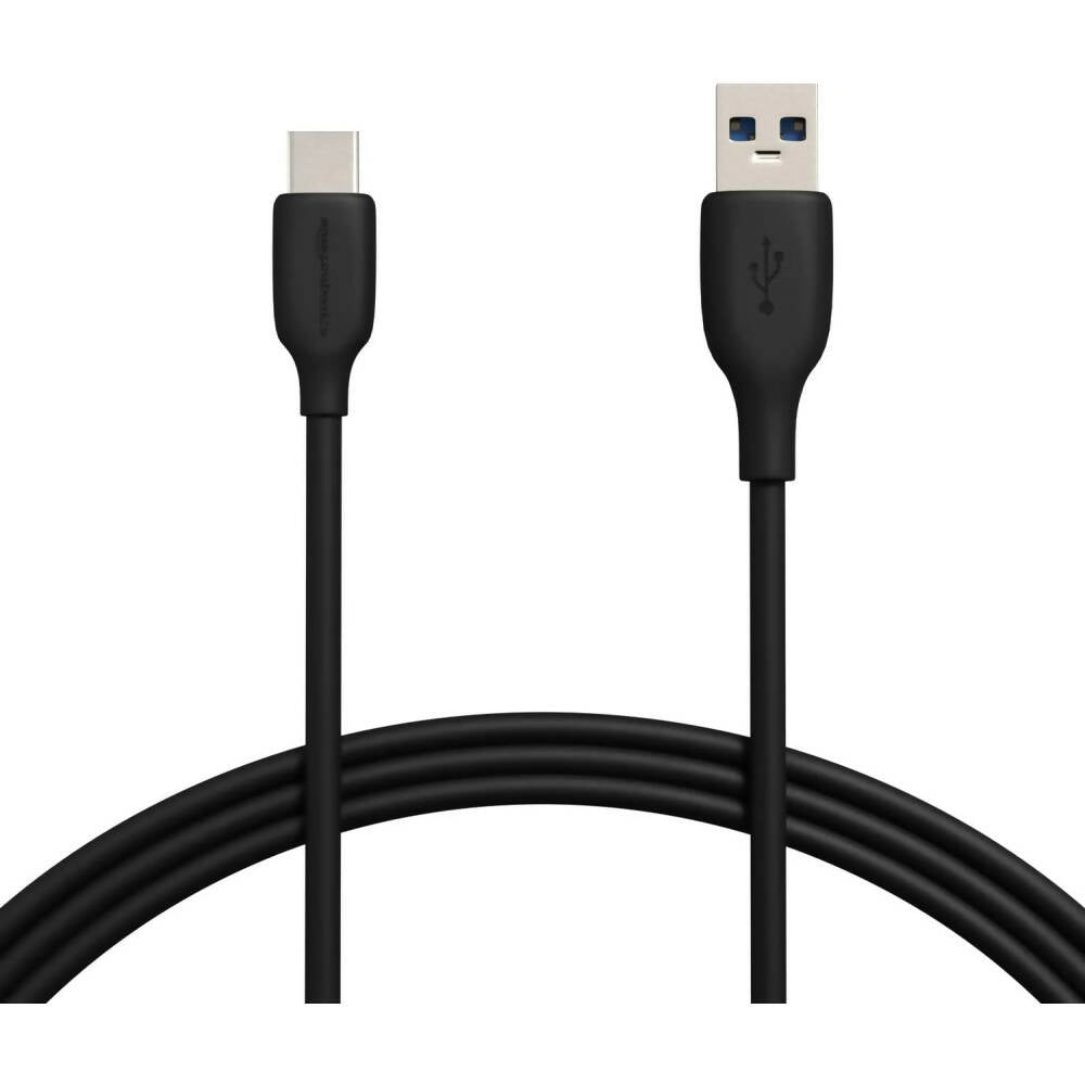 Cable USB-A a USB-C 3.1 1.8m, soporta carga rapida, color negro - Amazon B085SBJ89S