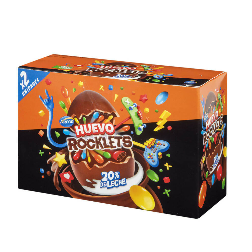 Chocolate Arcor Rocklets Super Huevo