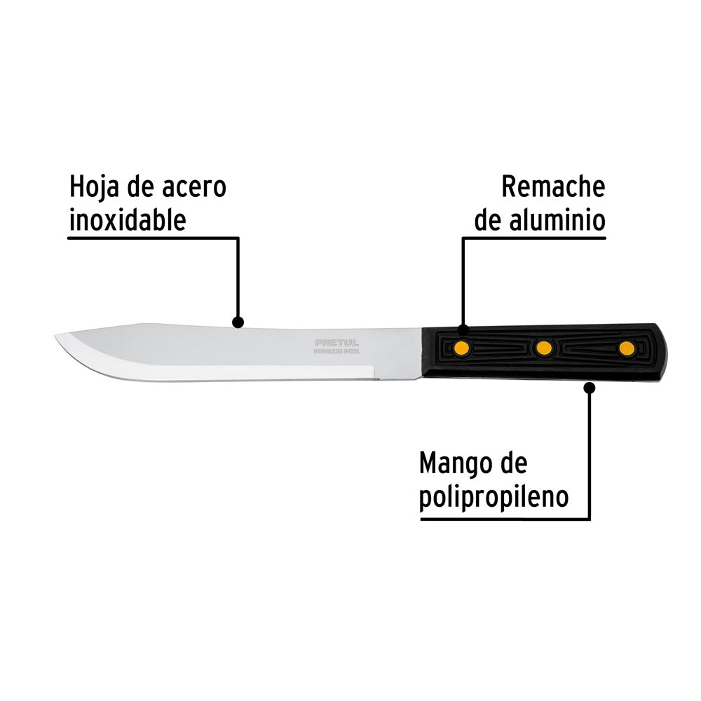 Cuchillo Cebollero Pretul 7" Mango de Polipropileno