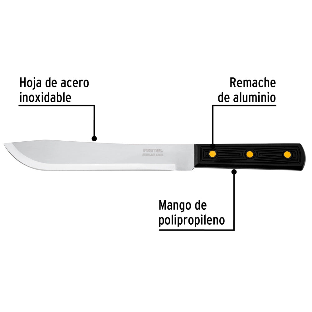 Cuchillo Cebollero Pretul 8" Mango de Polipropileno