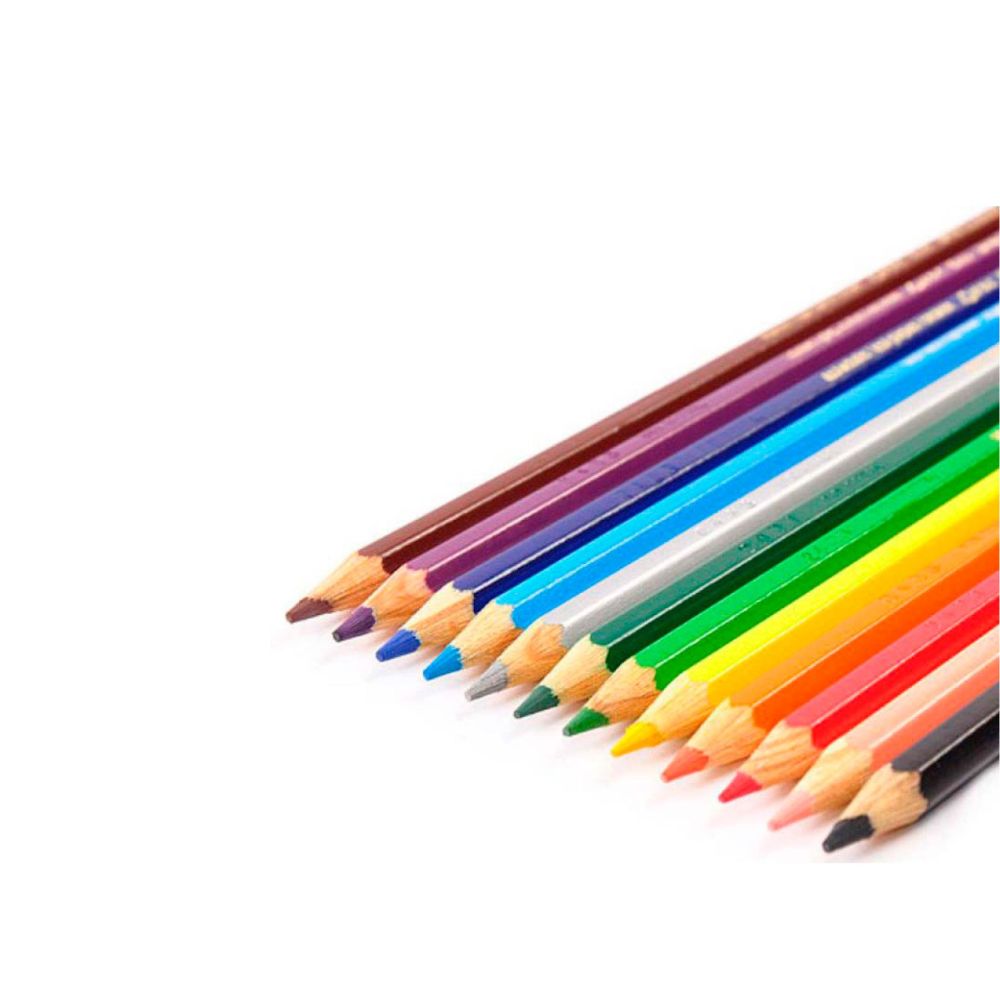 Ecolápices Faber Castell Escolares Tri (12 Colores+ Tajador)