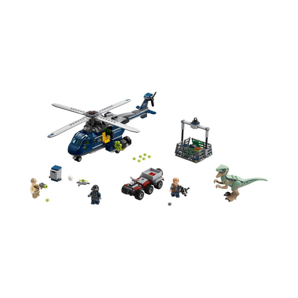 Figura Lego Jurassic World Persecución en Helicóptero