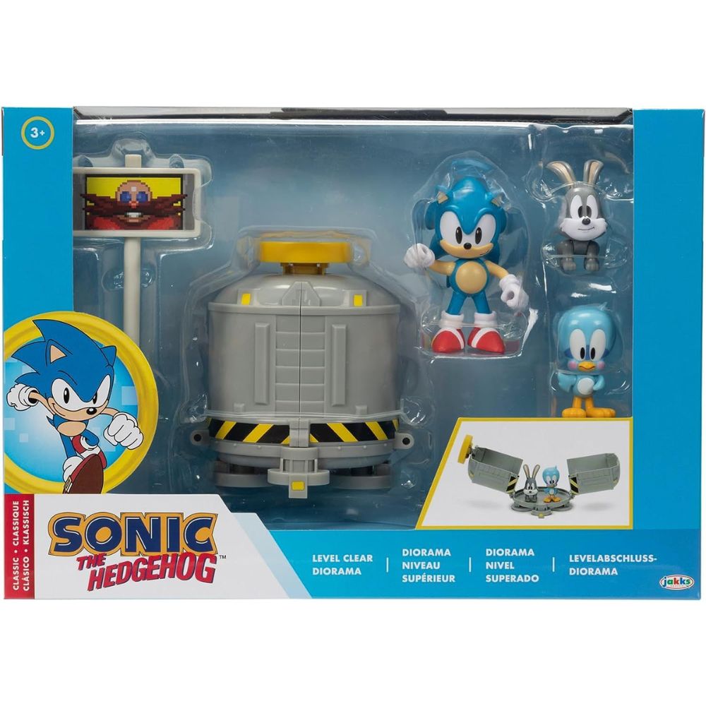 Figuras de Acción Sonic el Erizo Diorama Nivel Superado