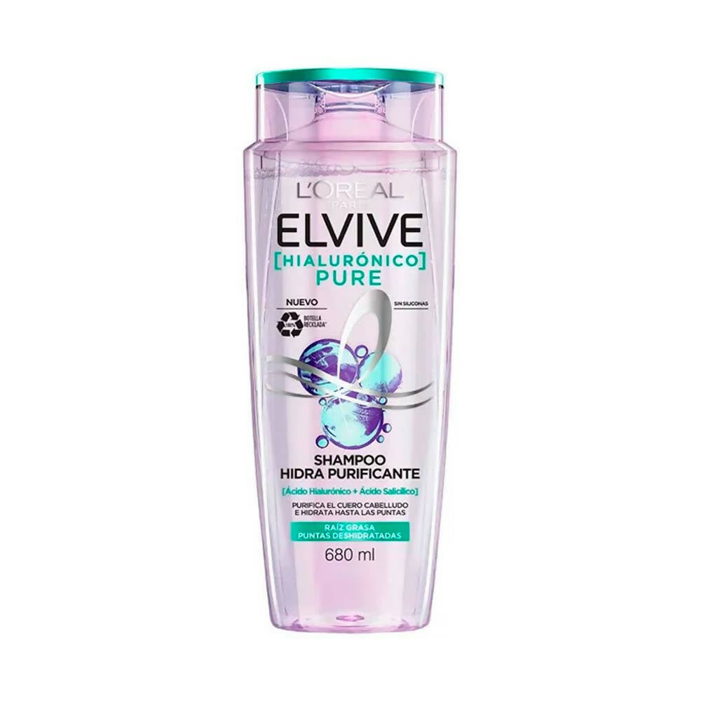 Shampoo L'Oréal Elvive Hidra Purificante 680ml