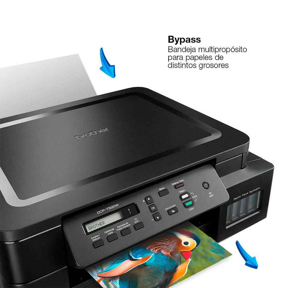 Impresora Multifuncional Brother de Inyección de Tinta a Color DCP-T520W