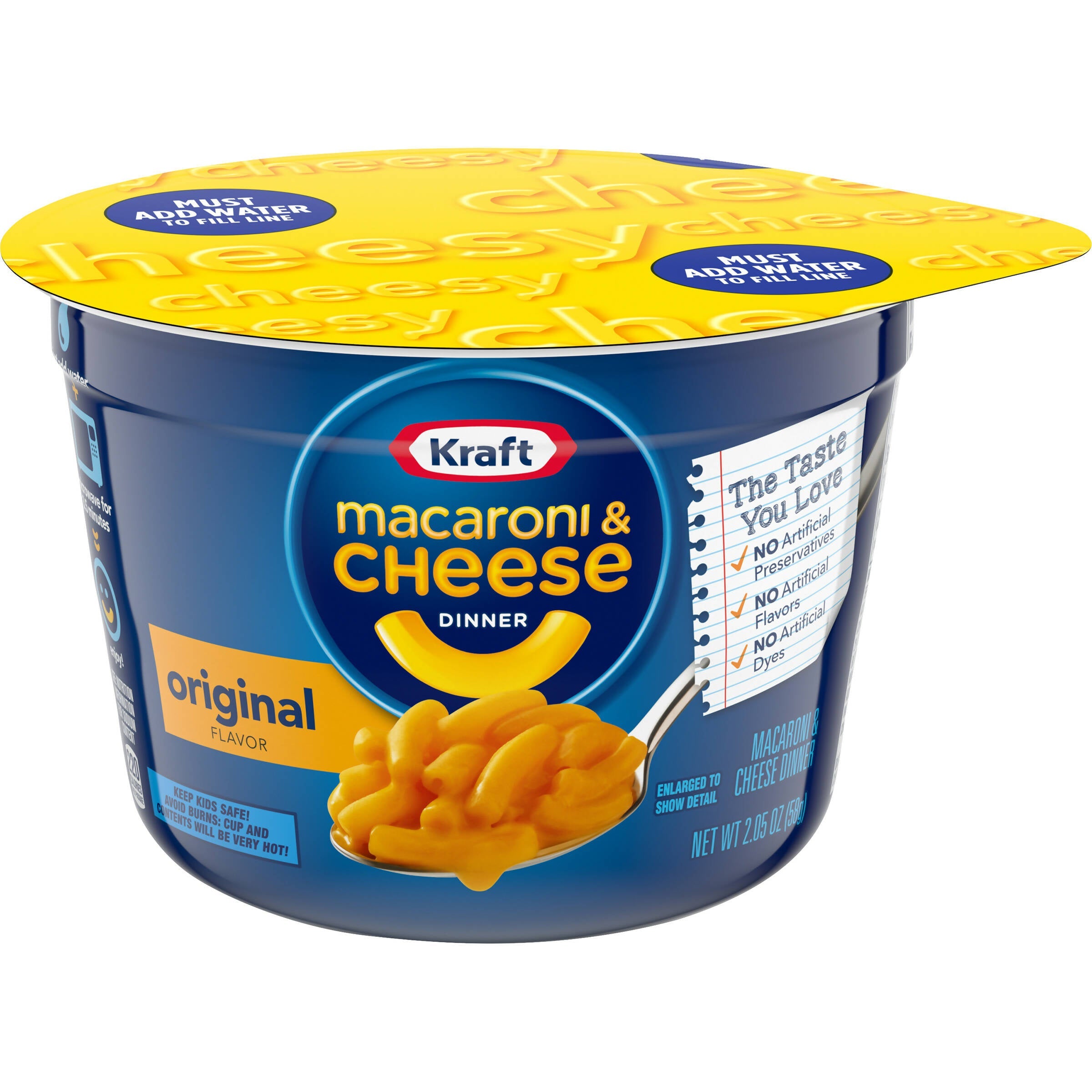 Kraft Macaroni & Cheese Original Cups 10/2.05z