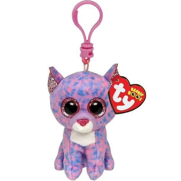 Llaveros Beanie Boos Gato Lavanda