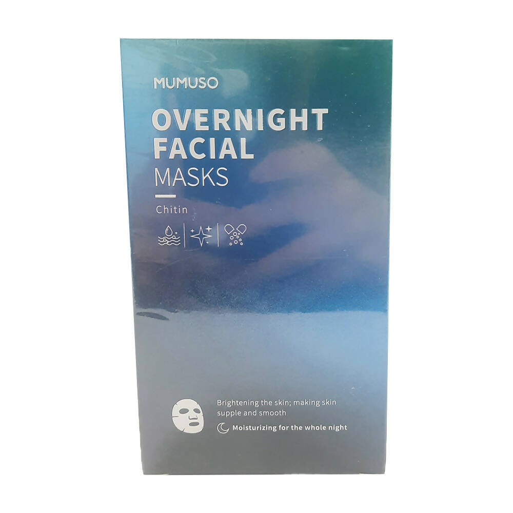 Mascarilla Facial Mumuso de Noche Hidratante Iluminadoras con Quitina