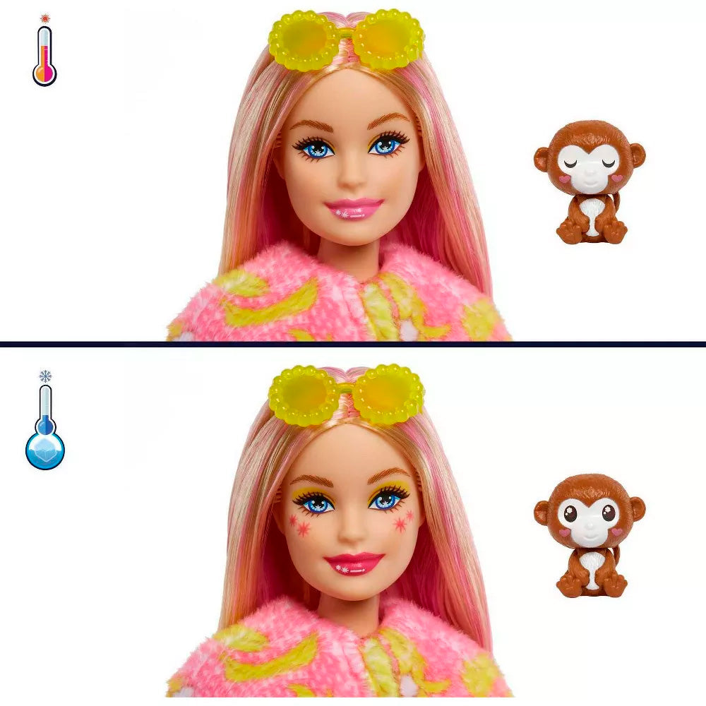 Muñeca Barbie Cutie Reveal Jungle Series Mono