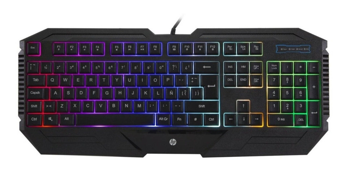 Teclado Gamer HP Wired con Luces K110