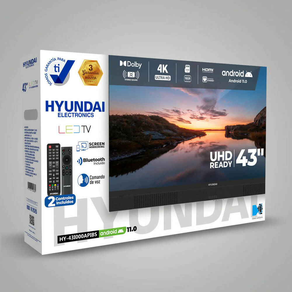 Televisor Hyundai Android 43 pulgadas