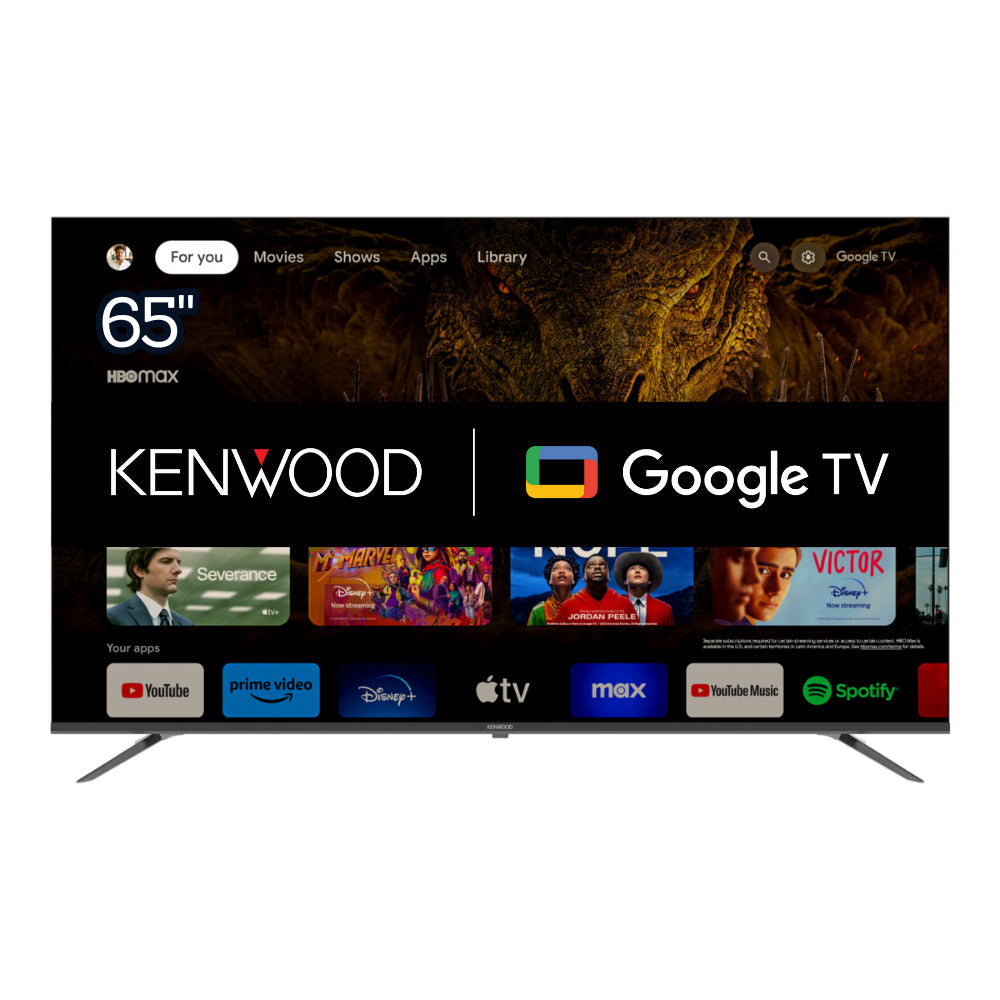 Televisión Kenwood de 65" 4K Google TV